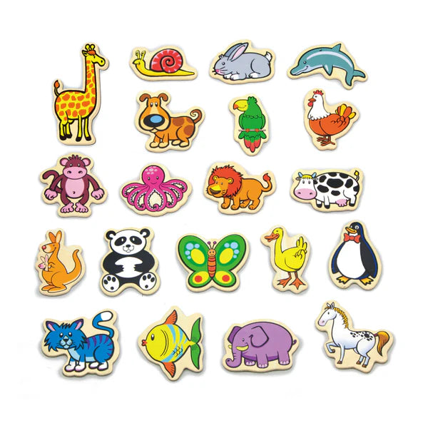 Magnetic Animals Puzzle- 20pcs