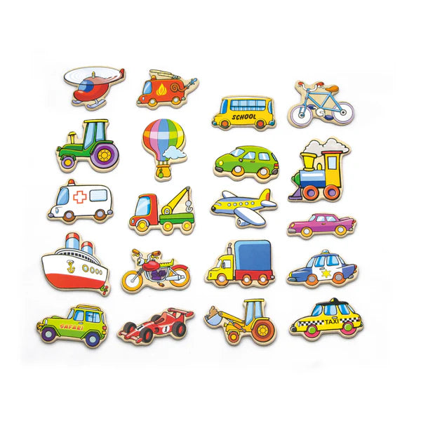 Magnetic vehicles Puzzle - 20pcs
