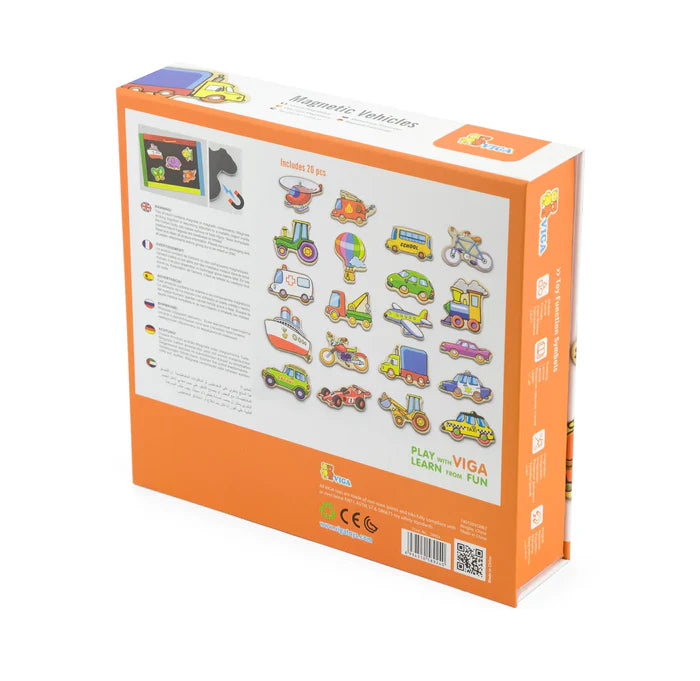 Magnetic vehicles Puzzle - 20pcs