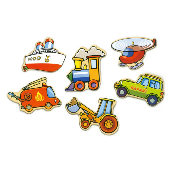 Magnetic vehicles Puzzle - 20pcs