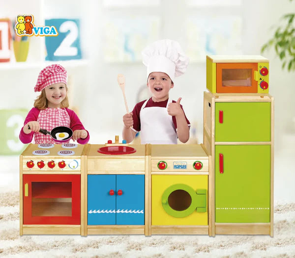 Coloured Kitchen Set - 5pc