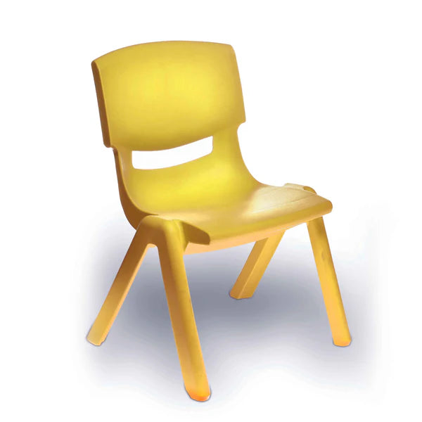 24x45 Table with 6 Plastic Chairs Set