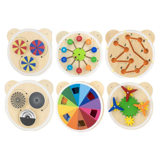 Wall toys Bear Head (Series-Pack of 6）